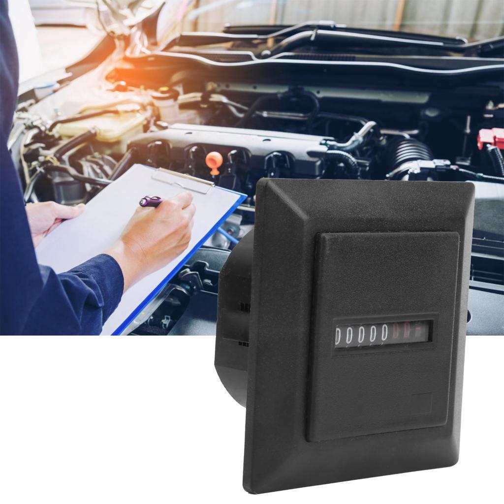 Hilitand Digital Display Hour Meter 0.3W การใช้พลังงานต่ํา LCD Time Accumulator สําหรับเครื่องจักรอุ