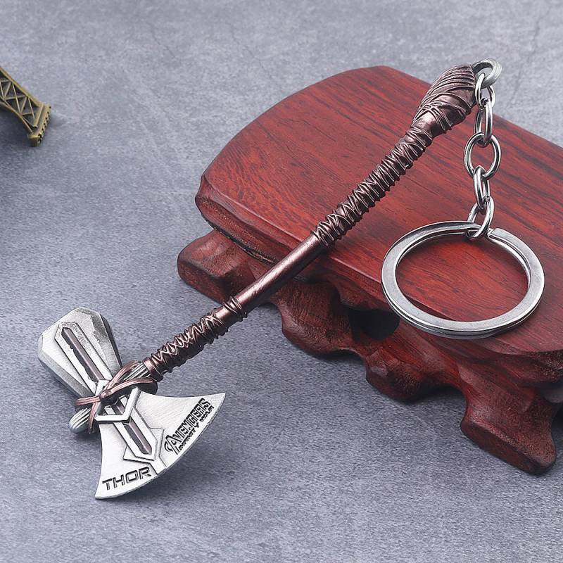 M Merchanded Thor Axe พวงกุญแจ Storm Tomahawk จี้รถโลหะ Storm Tomahawk