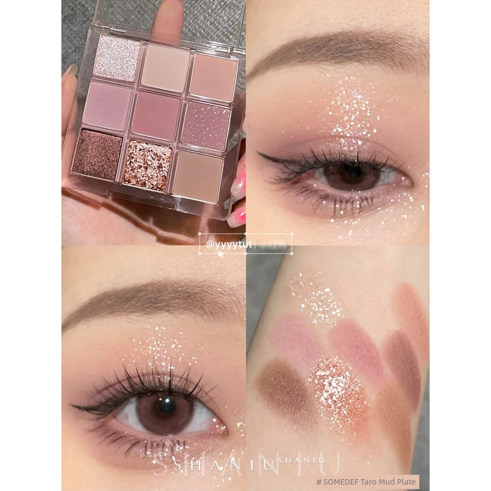 พาเลทตา eyeshadow เกาหลีเกาหลี 3CE Jiugongge overtake อายแชโดว์พาเลทเก้าสี 9 สีฤดูใบไม้ร่วงฤดูหนาว P