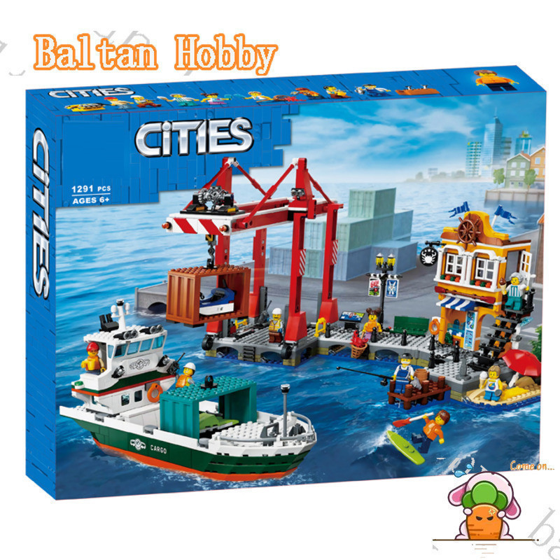 Gomora Hobby GH1Y ใช้งานร่วมกับ 60422 Harbor Building blocks EC2