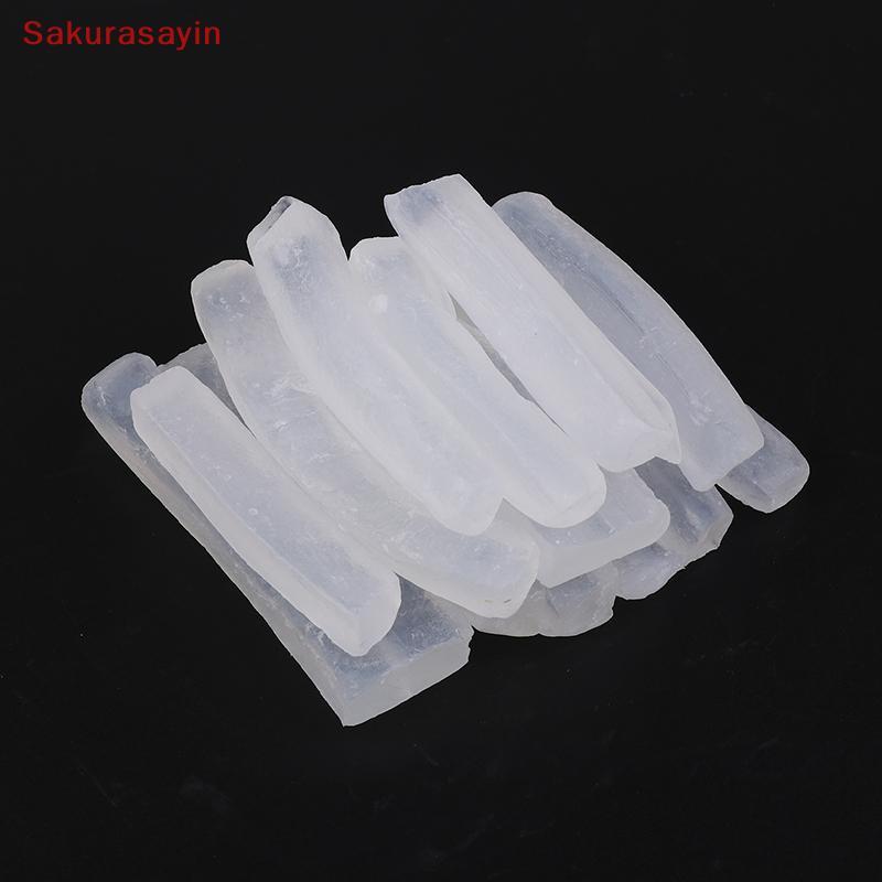 {Sakurasayin} 250g/Bag White Clear Glycerin Soap Base สบู่ออร์แกนิกทํา Diy Handmade สบู่มังสวิรัติ M
