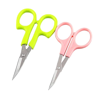 (พร้อมส่ง)กรรไกรปลายโค้ง กรรไกรปลายงอน ขนาด 3.5 นิ้ว