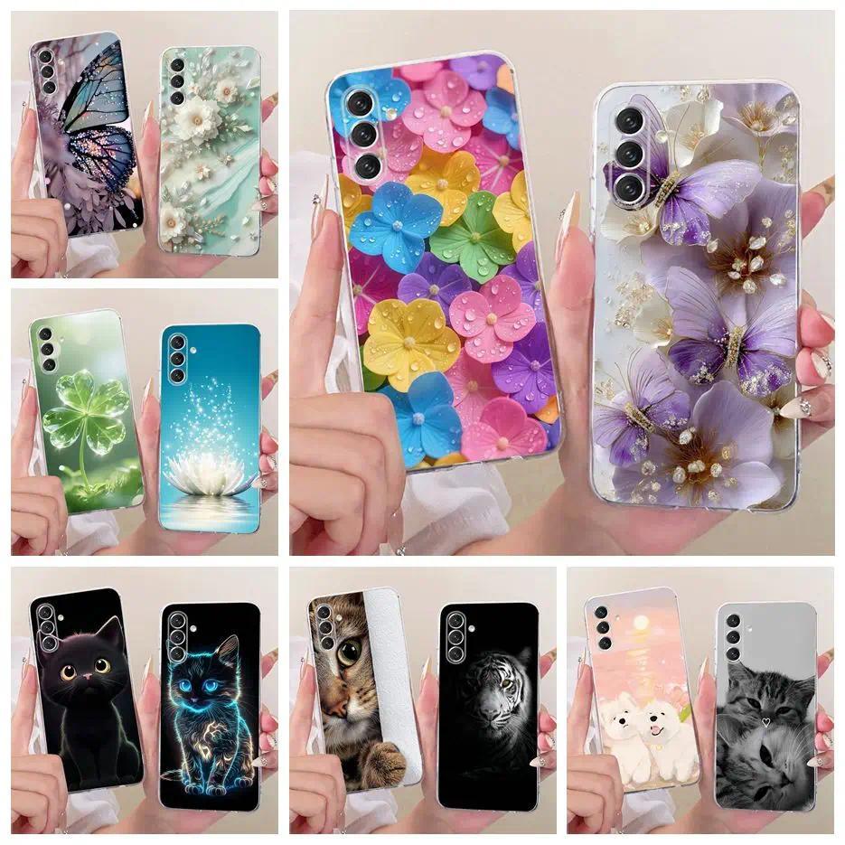 SAMSUNG สําหรับSamsung Galaxy A04sกรณีSM-A047Fหรูหราทาสีนุ่มSlimเคสโทรศัพท์สําหรับSamsung A04s 04 s 