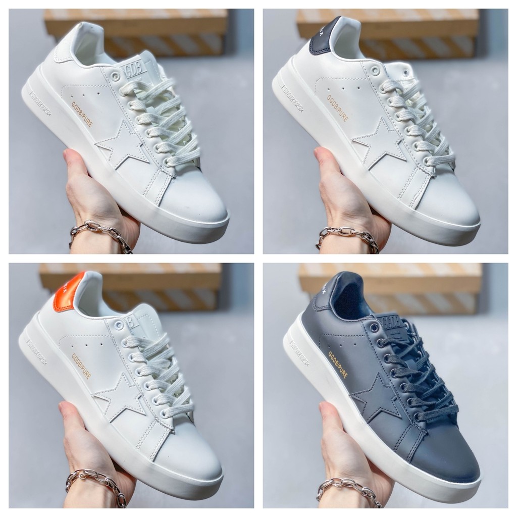 Golden Goose PureStar รองเท้าผ้าใบ GGDB กีฬารองเท้าลําลองเหมาะสําหรับผู้ชายผู้หญิง