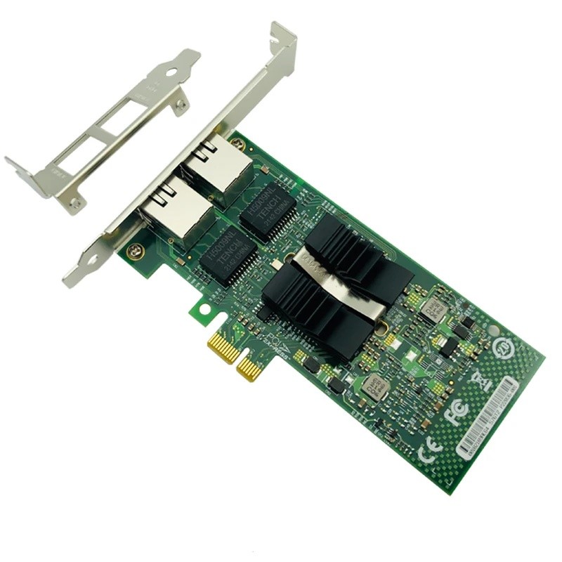 ใหม่ 10/100/1000Mbps LAN อะแดปเตอร์ PCI Express การ์ดเครือข่ายคอนโทรลเลอร์แบบมีสาย E1G42ET 8256 EB/G