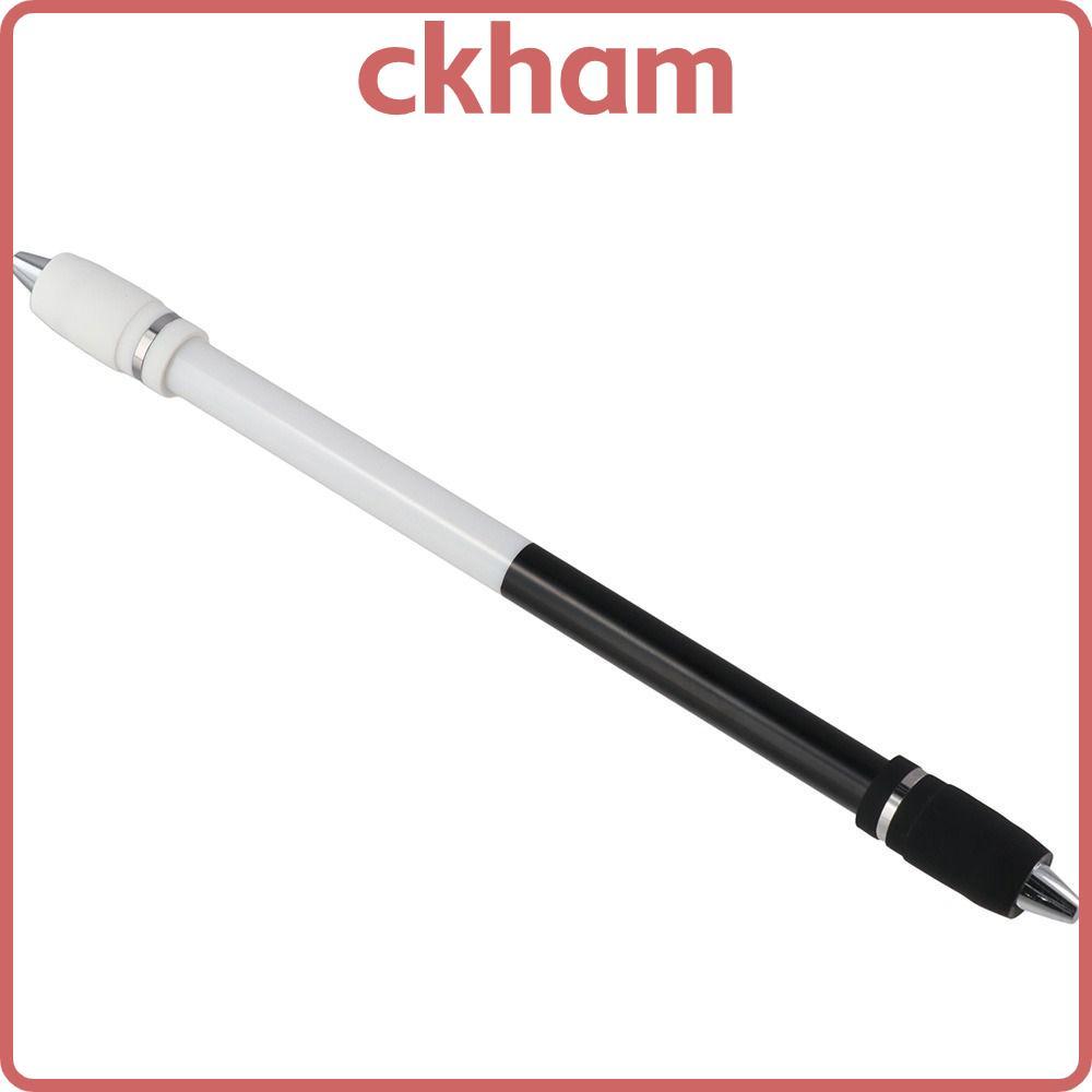 CKHAM Pen Spinning, PC White Spin Pen, สํานักงานเคลือบไม่ลื่นสีดําระดับกลาง