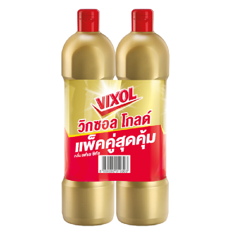VIXOL น้ำยาล้างห้องน้ำ สีทอง ขนาด 900 มล.