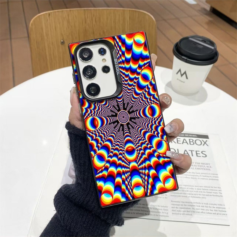 เคสโทรศัพท์อินเทรนด์ทรงกระบอกแฟนตาซีเหมาะสําหรับSamsung A05S/A135G/S22ULTRA/A555G/S24FE/S25ULTRA/S24