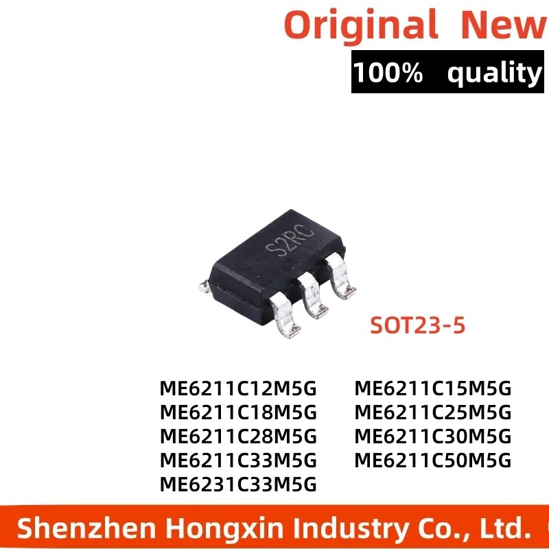 5PCS ME6211C12M5G ME6211C15M5G ME6211C18M5G ME6211C25M5G ME6211C28M5G ME6211C30M5G ME6211C5G ME6211C