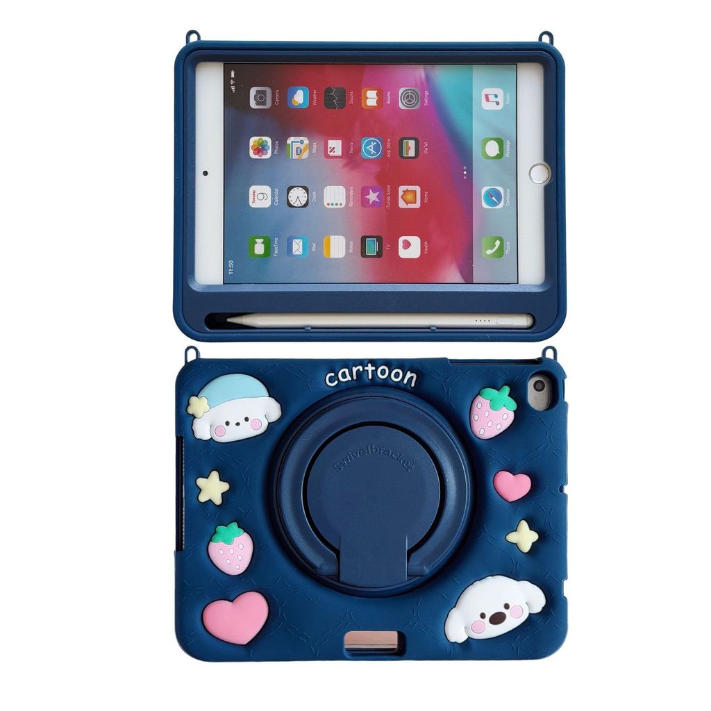 Three-in-One หนา PC กรอบด้านในนุ่มฝังซิลิโคนอ่อนนุ่มเหมาะสําหรับ ipad5611th A16 Shock-proof แบนป้องก