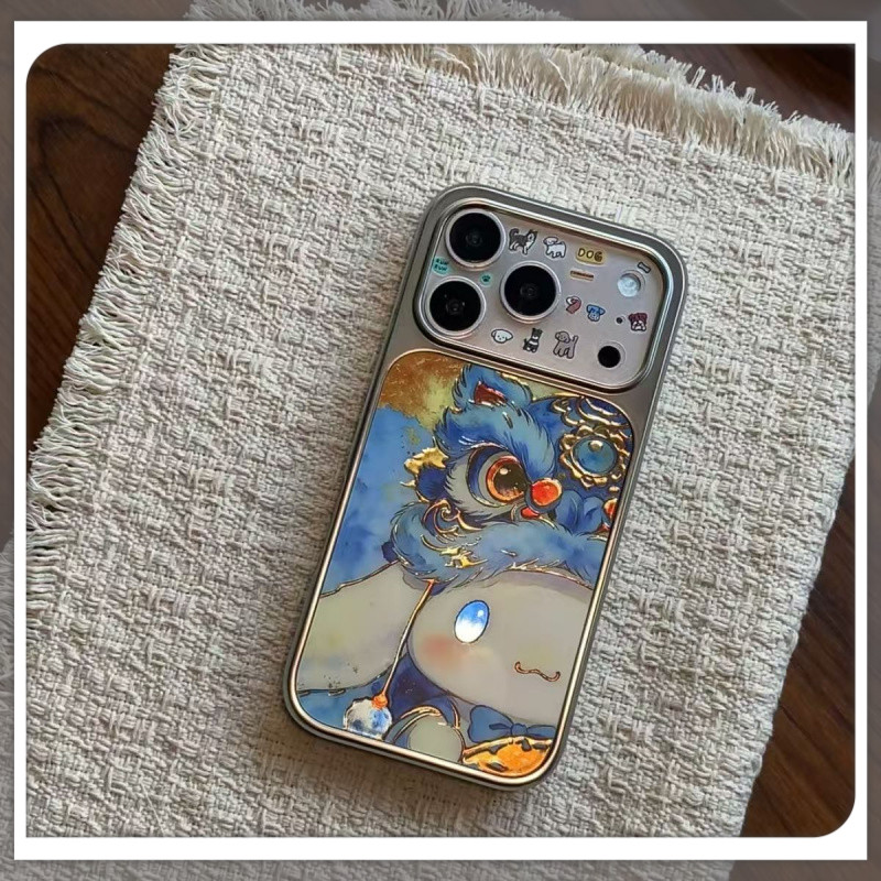 Gilt Dance Lion Cinnamon Dog เหมาะสําหรับ Xiaomi 17promax/17 Pro/15S Pro เคสโทรศัพท์ Xiaomi 17/15/14