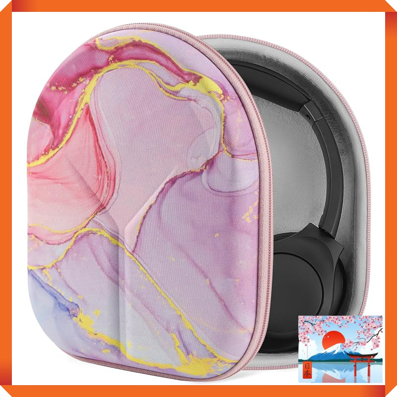Geekria Case NOVA Headphone Case Compatibility Hard Case Travel Hard Shell Case for Soundcore Q11i, 