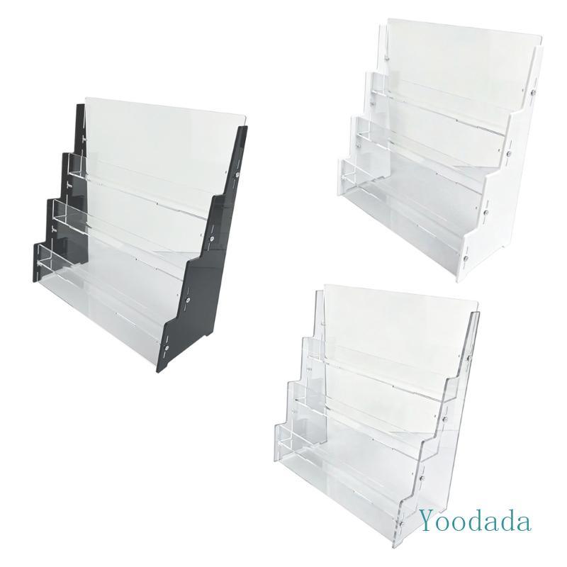 Yoo Multi Trading Card Exhibition Shelf Solid Plastic Build เข้ากันได้กับการ์ดขนาดมาตรฐาน
