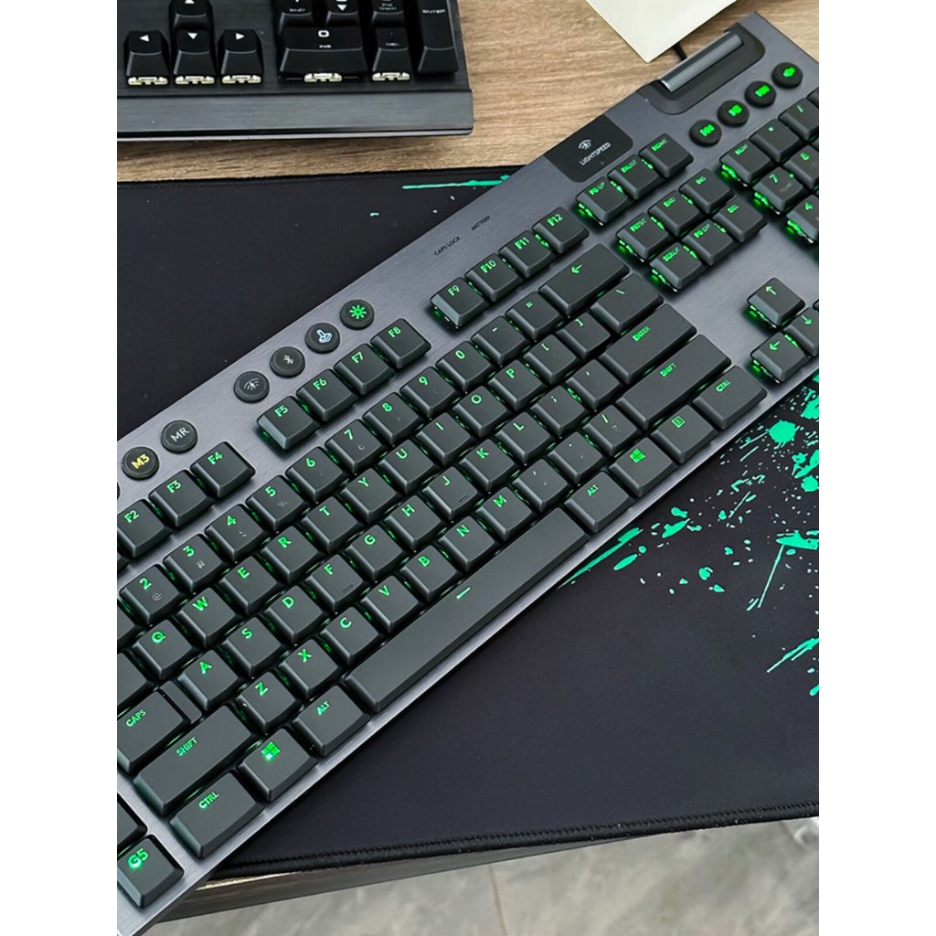 รุ่นสีดําด้าน G913 G913TKL Keycap G915 G915TKL Mechanical Keyboard Matte Translucent Anti-slip Keyca