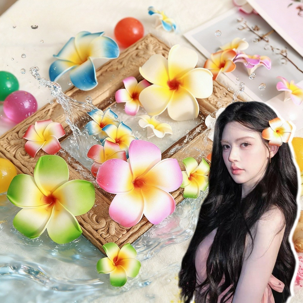 กิ๊บติดผม กิ๊บหนีบผม ins ลีลาวดี สวย น่ารัก summer หวาน โดปามีน ชายหาด วันหยุดพักผ่อน มีหลายสีให้เลือก ส่งเร็ว