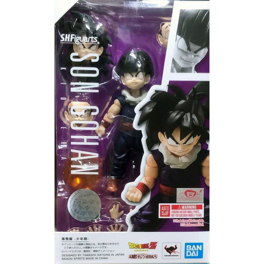 [การประกันคุณภาพ] Bandai SHF Dragon Ball Z Son Gohan Teenager Gohan