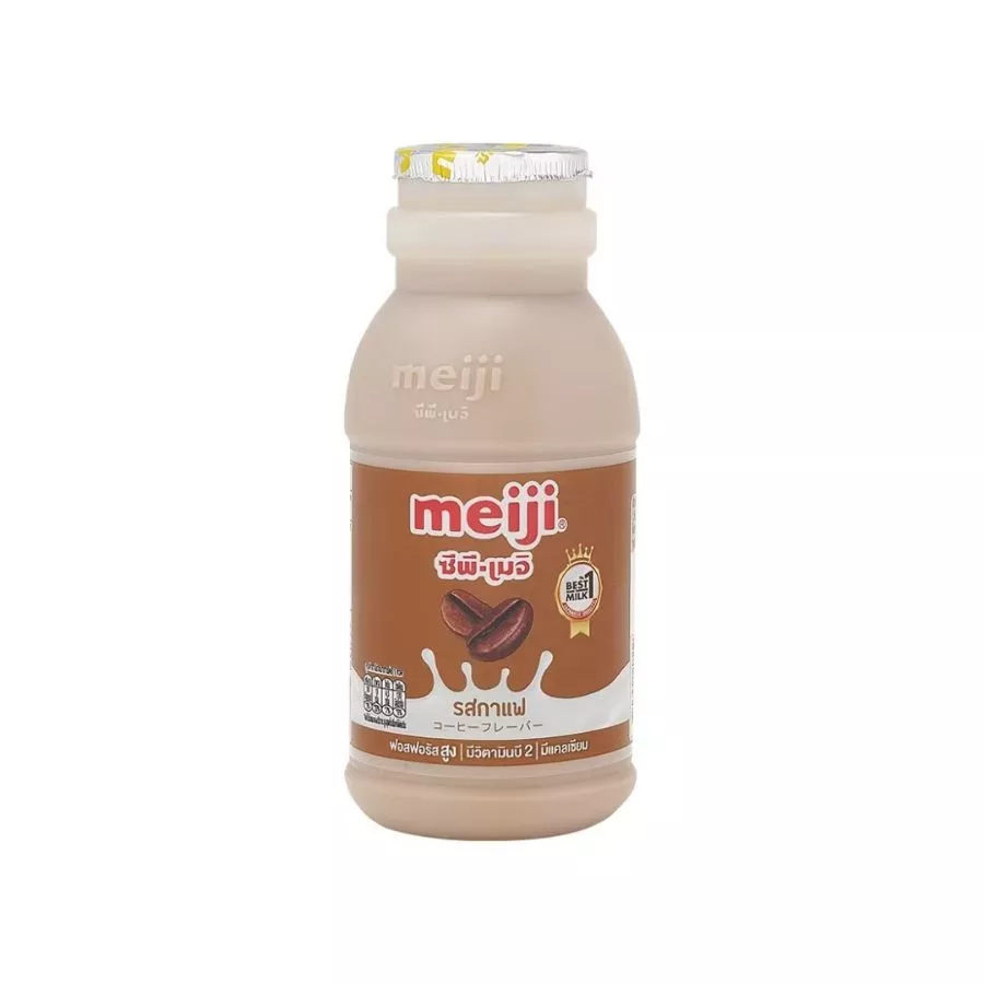 เมจิ นมสดกาแฟ Meiji Milk Coffee 200ml.