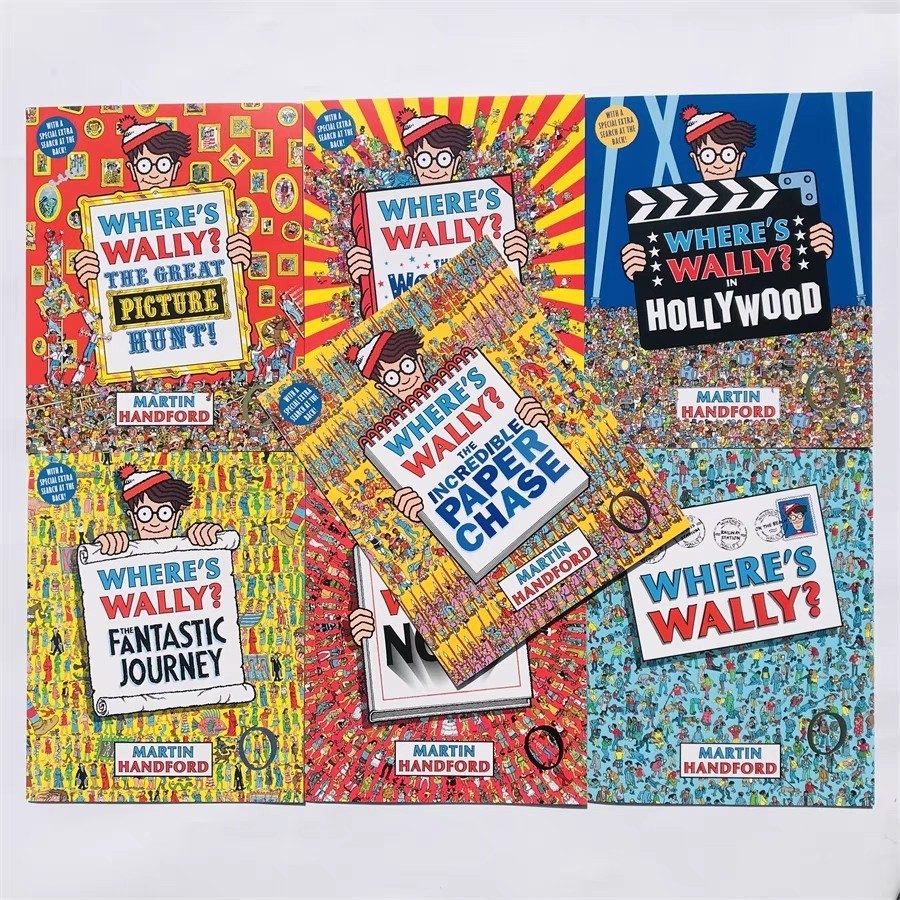 Where Series Lee s7 เล่ม Practice Children waldo waldo เน้นมองหาความน่าจะเป็นปกอ่อน
