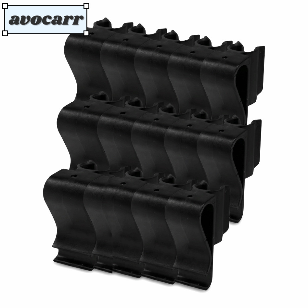 AVOCAR 14PCS Club Organizer Clip, Stacked Slots Compact Design Golf Club Holder, ติดตั้งง่าย Clip-On