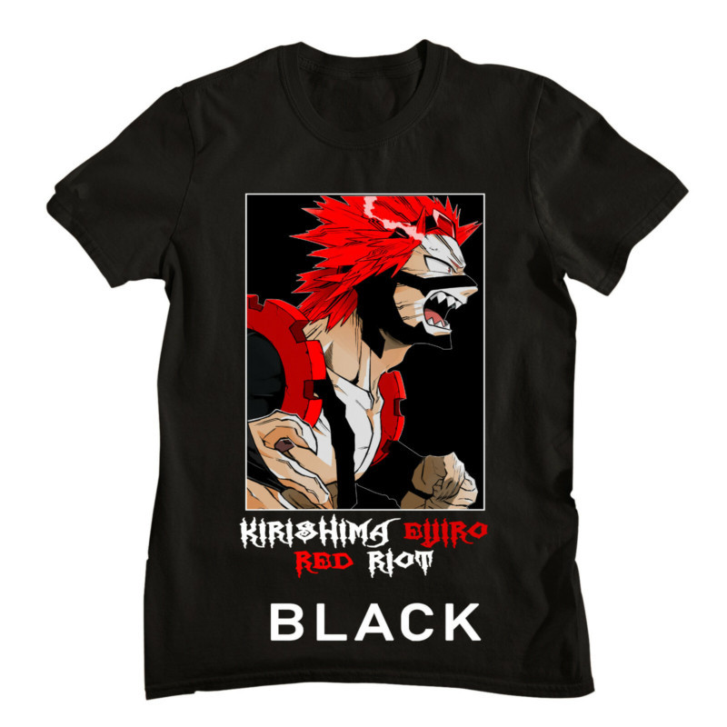 MhwkEijiro Kirishima My Hero Academia เสื้อยืด, Boku no Hero, My Hero Academia,Bakugo
