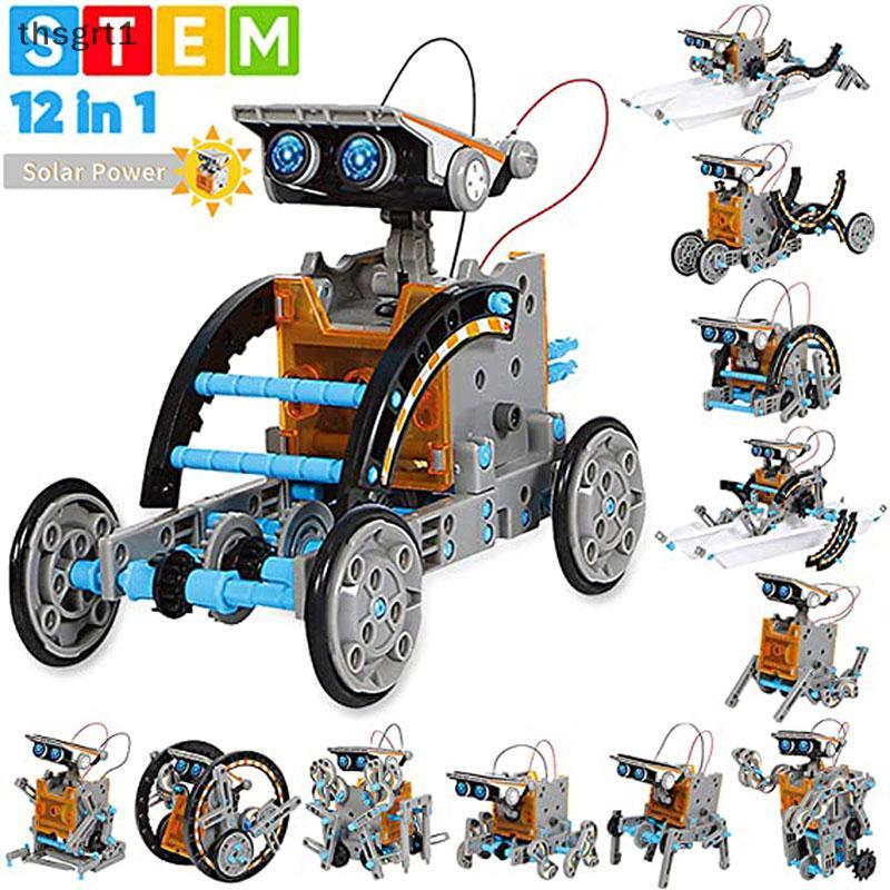 [TG1] 13 In 1 ของเล่นเพื่อการศึกษา Solar Robot Toys Science Kit Solar Powered Blos Toys [TH]