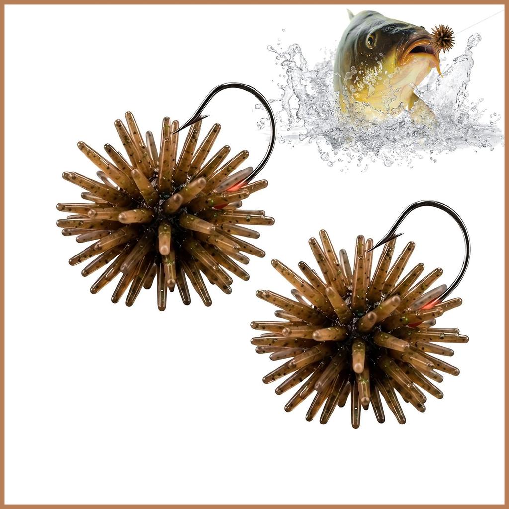 Sea Urchin กลางแจ้ง Angling Tackle SwimSimulation Sea Urchin สําหรับเบสปลาเทราท์ Crapie ปลาดุก Walle