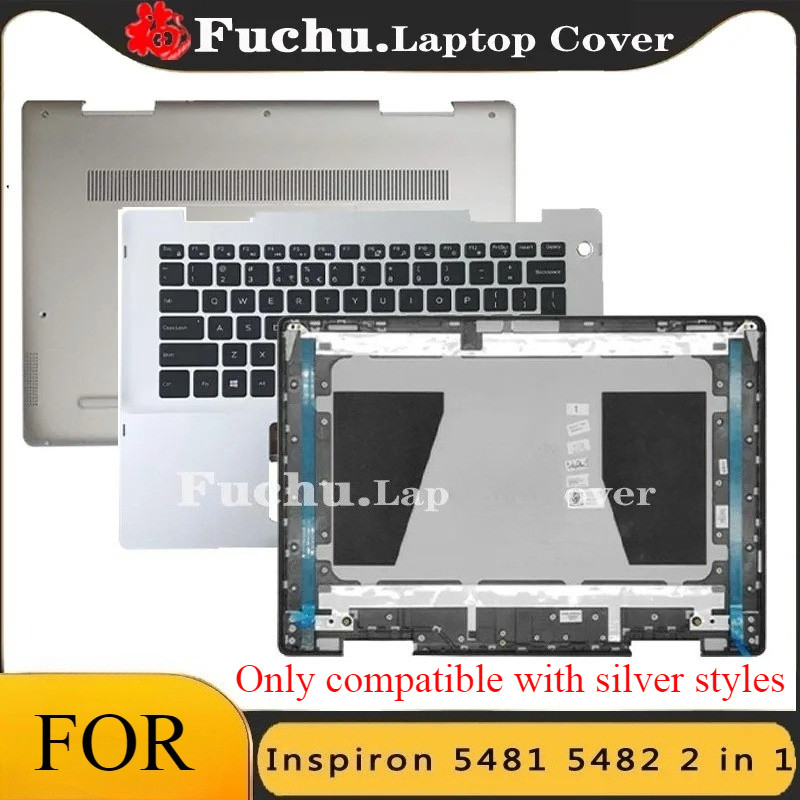ใหม่แล็ปท็อปปกหลัง LCD/Palmrest/ด้านล่าง/คีย์บอร์ดสําหรับ DELL Inspiron 14 5481 5482 2 in 1 P/N 041K