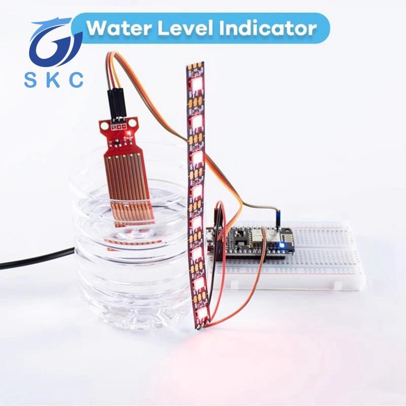 skjsqygxycESP8266 WiFi Development Kit ESP8266 Development Kit IoT Kit with Breadboard, WiFi Sensor,