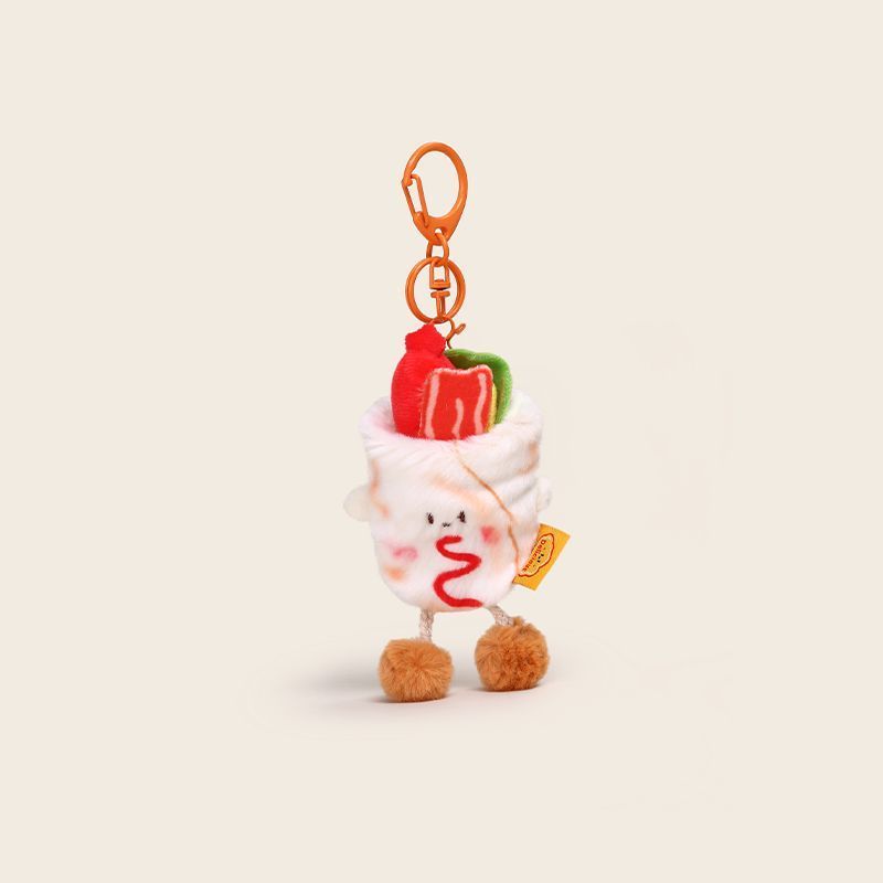 Creative MINI Snack Burger Bun น่ารักการ์ตูนตุ๊กตาตุ๊กตาตุ๊กตาพวงกุญแจกระเป๋าแขวนของขวัญ 7.31