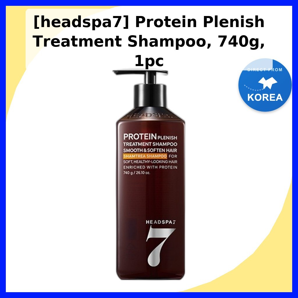 [headspa7] Protein Plenish Treatment Shampoo, 740g, 1 ชิ้น / แชมพูเกาหลี / โปรตีนเข้มข้น / ของแท้ 10