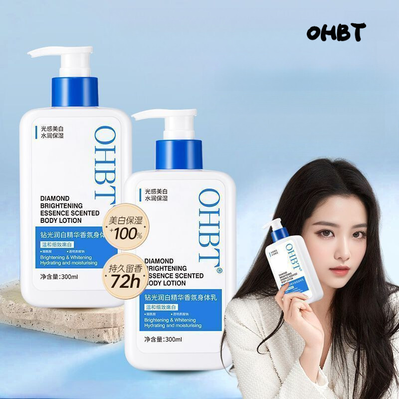 ✨OHBT Tender White Fragrance Body Lotion สําหรับฤดูใบไม้ร่วงและฤดูหนาวยาวนาน Moisturizing Deep Skinc