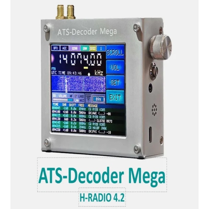 VQ46 ATS-Decoder Mega Si4732 Full Band ตัวรับสัญญาณวิทยุ FM RDS AM LW MW SW SSB DSP Si4732 All Band 