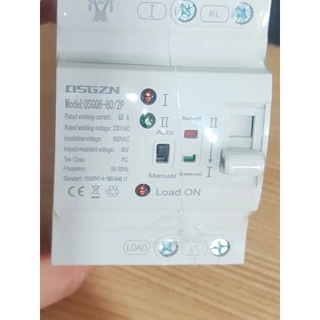 สวิตช์สลับแหล่งจ่ายไฟอัตโนมัติ 220V สำหรับระบบไฟฟ้าสองแหล่ง