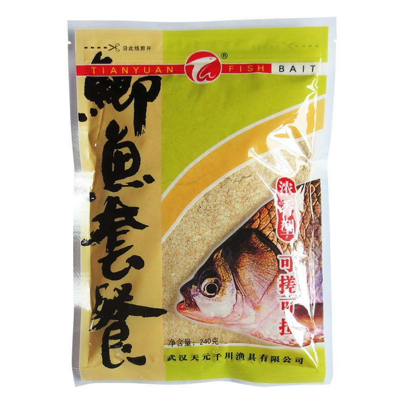 2026 สินค้าใหม่ Tianyuan เหยื่อตกปลา Crucian ปลาคาร์พชุดเหยื่อตกปลา Strong ประเภท Crucian ปลาคาร์พเห