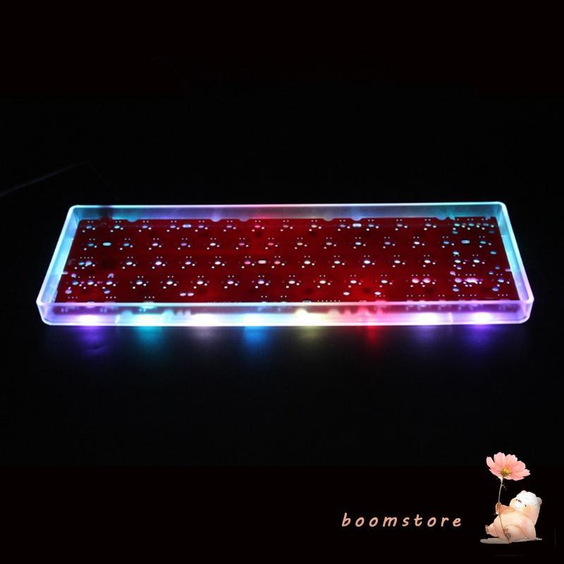 Boom Clear Mini Keyboard GH60 Plastic for Case for 60% Mechanical Gaming Keyboard Com
