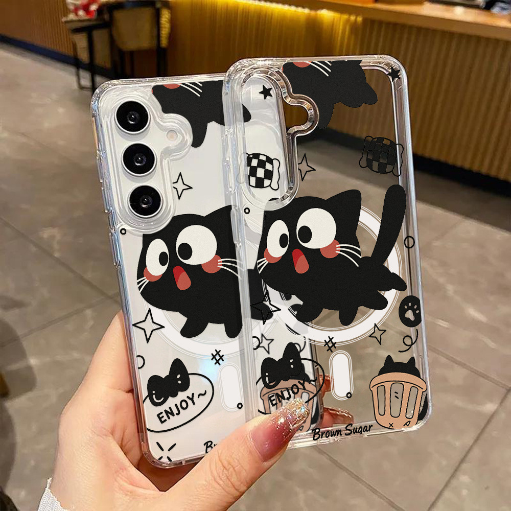 เคสแม่เหล็ก เคส For Samsung A37 A16 A57 A56 5G S26 S25 Ultra A07 4G A06 A17 5G A26 A36 A55 A15 A35 A54 S24 FE เคสทรศัพท์