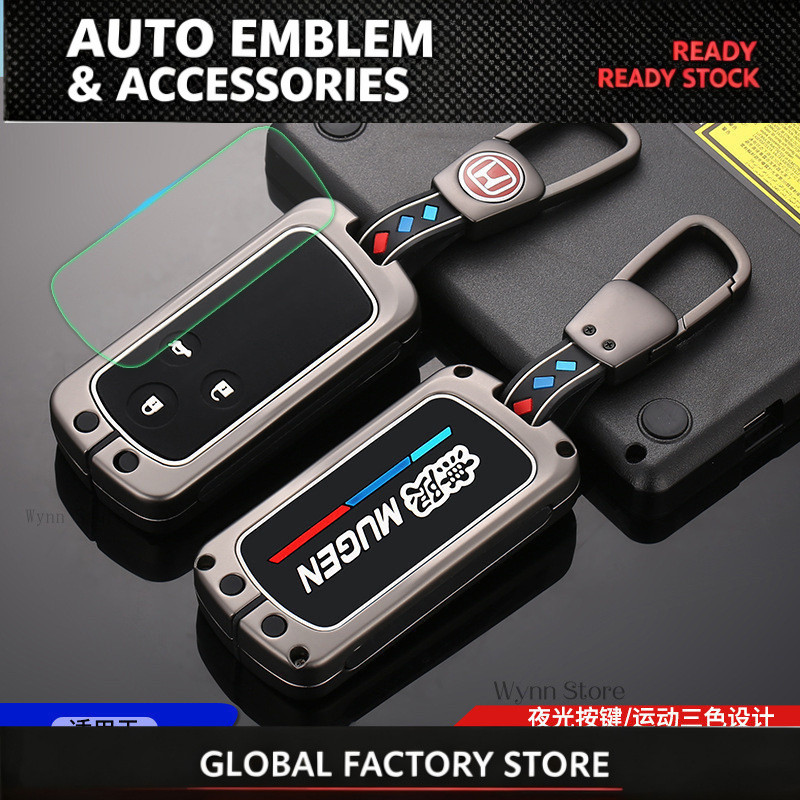 Honda Civic FB 2012-2016 Keyless Remote Car Key Protection Key Cover Casing พร้อมพวงกุญแจ Wynn Store IRVR