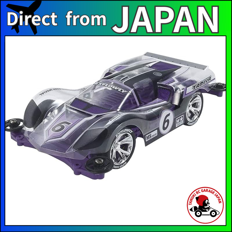 TAMIYA Mini 4WD Special Project Product Exflowery Polycarbonate Body Special (Purple) MS Chassis 955