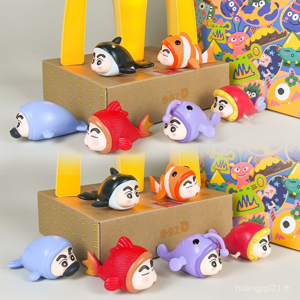 [ขายร้อน] Crayon Shin-Chan รูป cos Xiaoyu Ocean Series รูปการสร้างแบบจําลองน่ารักอะนิเมะการ์ตูนอินเท