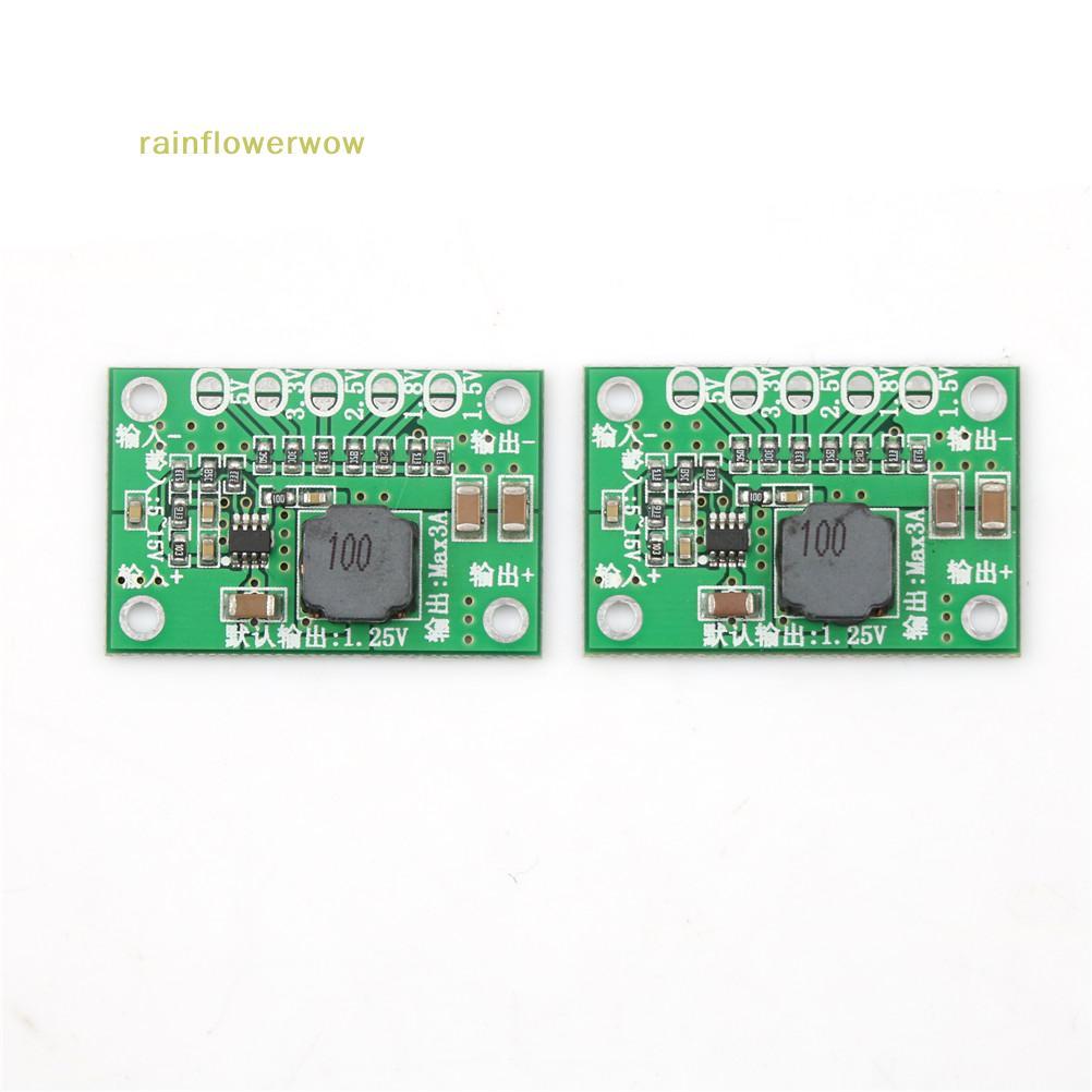 C&B ใหม่ DC-DC Converter ขั้นตอนลงโมดูลไฟ 5 ~ 16V ถึง 1.5V 1.8V 2.5V 3.3V 5V 3A (th)