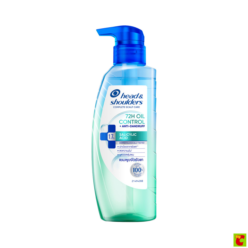 เฮดแอนด์โชว์เดอร์ 72เอช ออยล์ คอนโทรล + แอนตี้-แดนดรัฟ แชมพู 300 ก.