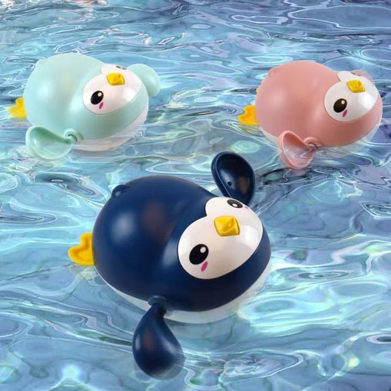 宝宝洗澡玩具戏水小火箭小孩婴儿游泳沐浴玩* 水潜艇水族动物男女孩Tiktok Online Celebrity Bathroom Baby Shower Children'S Bath Toys Ba