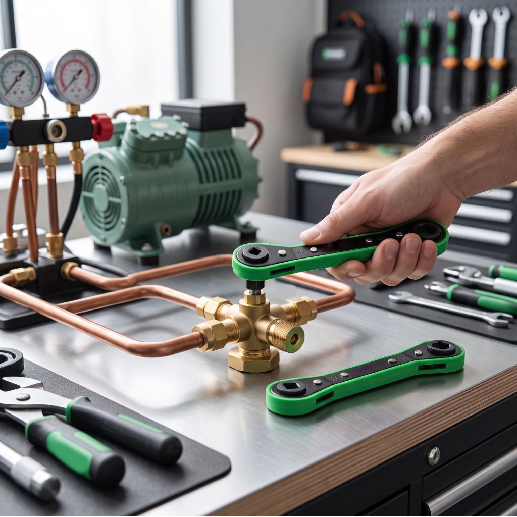 rc_dragons.th บริการ HVAC ประแจชุดเครื่องมือวงล้อพร้อมชุดอะแดปเตอร์ Hex Bit สำหรับซ่อมอุปกรณ์ทำความเ