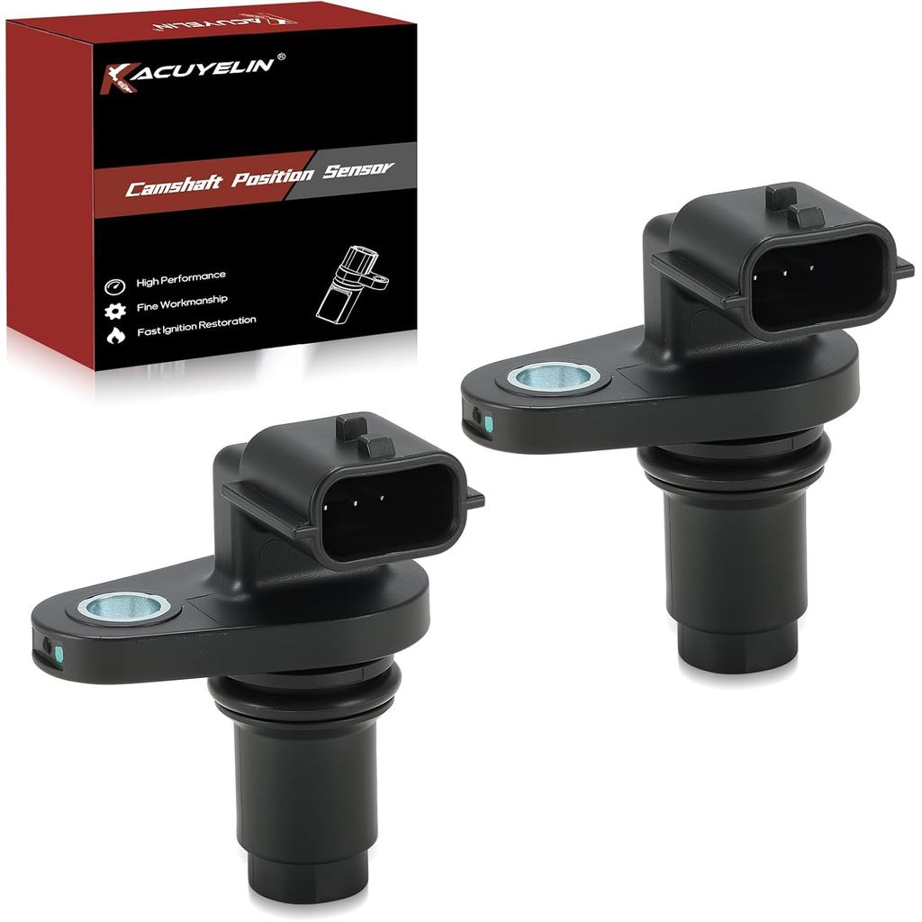 เครื่องยนต์ Cam Cam Camshaft ตําแหน่งเซนเซอร์ชุด 2 ชิ้นใช้งานร่วมกับ Nissan Altima Maxima Quest Mura