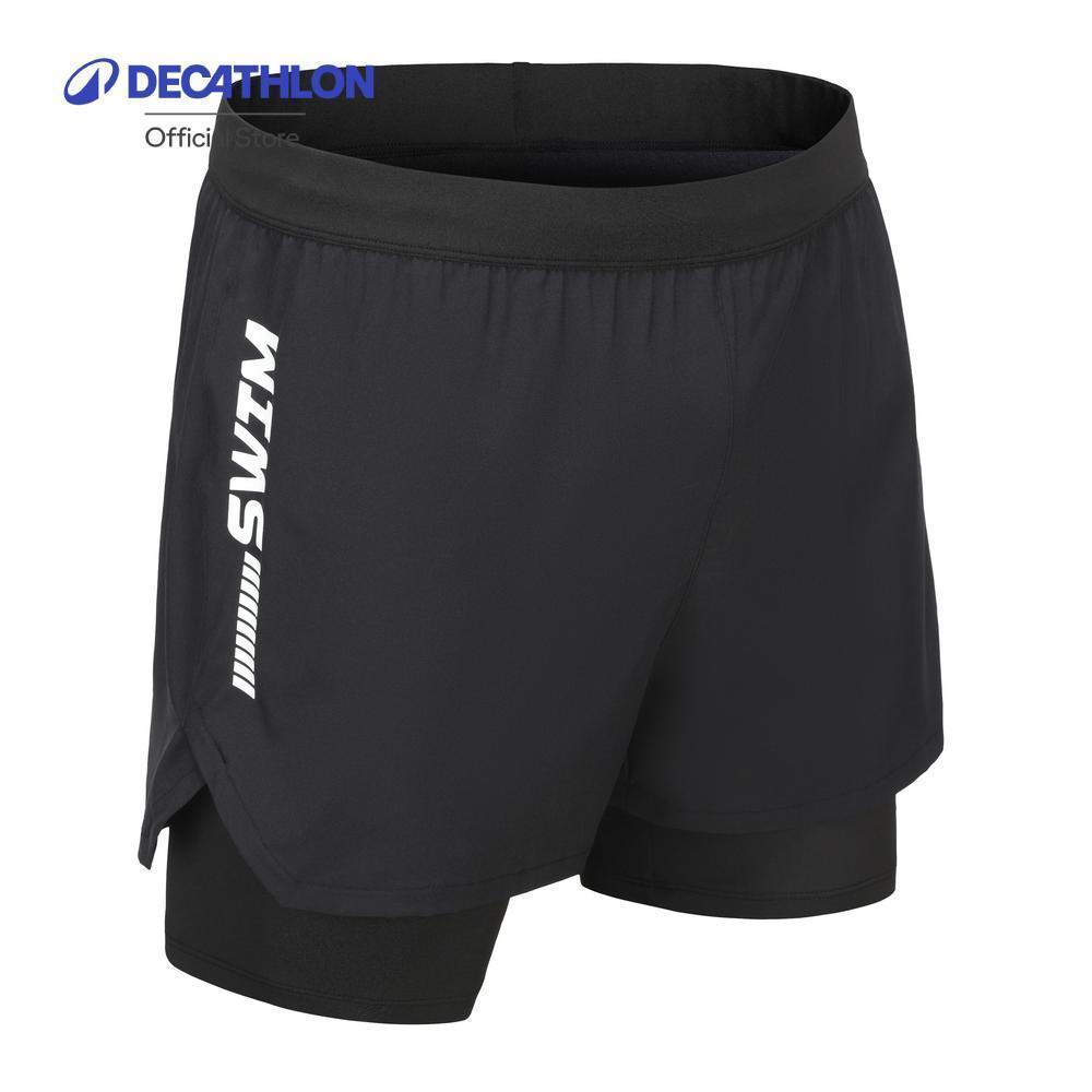 Decathlon Men'S Boxer Shorts 100 กางเกงว่ายน้ำขาสั้นทรงบ๊อกเซอร์สำหรับผู้ชาย รุ่น 100 - Black