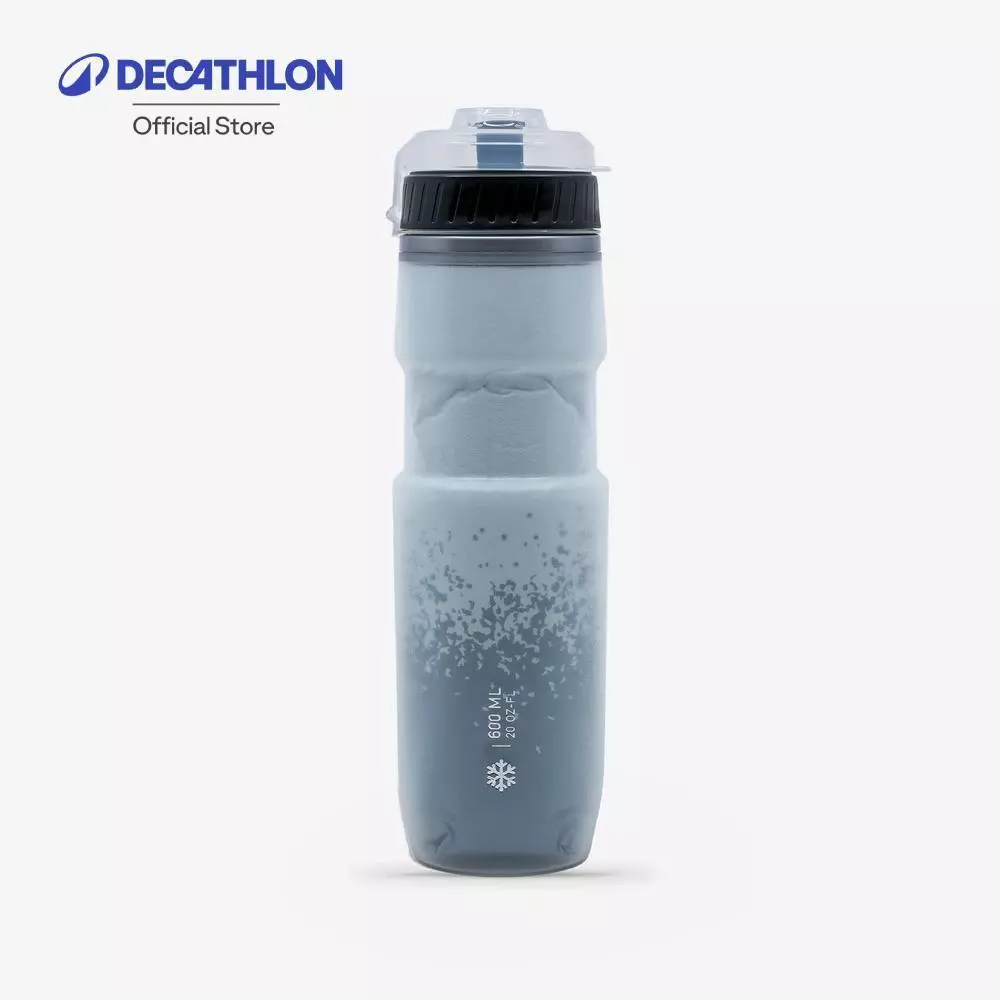 Decathlon Flexible Thermal Flask 600Ml ขวดน้ำเก็บอุณหภูมิแบบยืดหยุ่น ขนาด 600 มิลลิลิตร - Blue