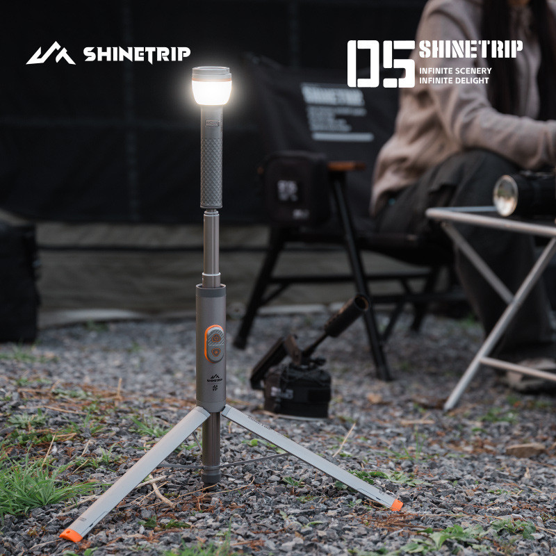 ShineTrip ไฟฉายแบบพับเก็บได้ Camping Retractable Light A591 มัลติฟังก์ชั่นแบบพกพาแบบพกพาฉุกเฉิน Camp