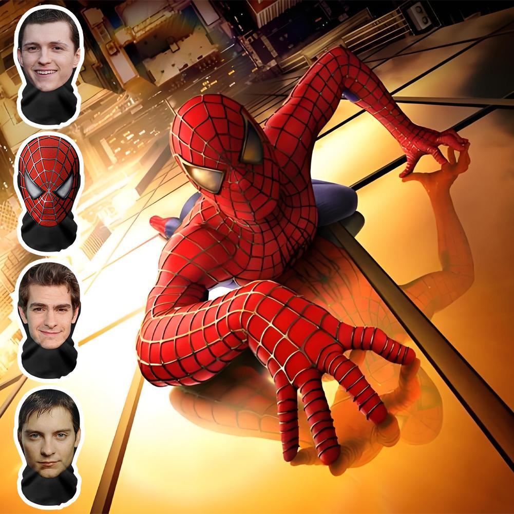 หน้ากากคนดัง 3D พิมพ์ Spiderman III หน้ากาก Superhero Balaclava หมวกหมวกคอสเพลย์ F3C4