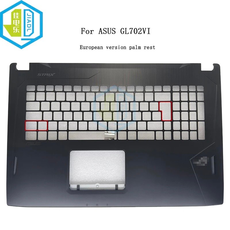 UK EU ยุโรป TopCase Palmrest ฝาครอบสําหรับ ASUS ROG Strix GL702 GL702VI GL702V 90NB0G91-R32WB0 ใหญ่ป
