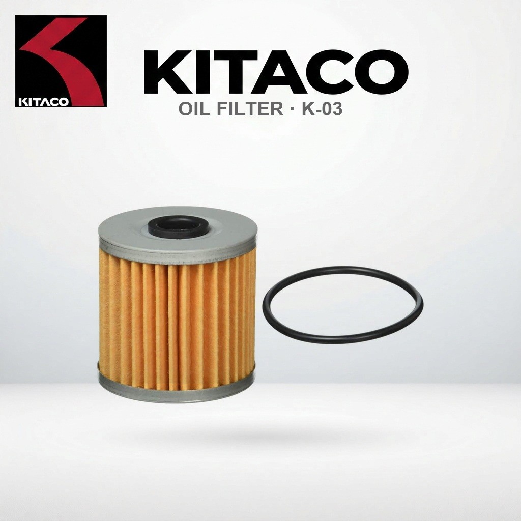 ไส้กรองน้ำมันเครื่อง KITACO K-PIT K-03 สำหรับ Kawasaki Estrella | KITACO K-PIT K-03 Oil Filter Eleme